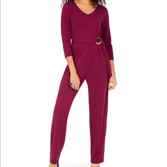 NEW Ultra Flirt Junior Belted Jumpsuit - Picture 1 of 12